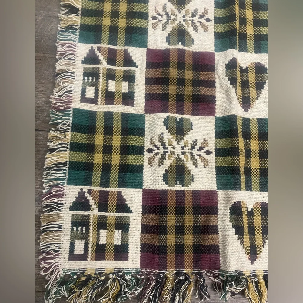 vintage 100% cotton throw rug Park B. Smith 30”X48”